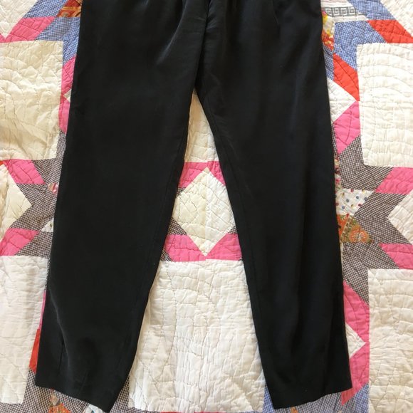 Eileen Fisher, Black front pleat pants - Picture 6 of 6